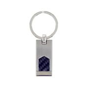 Stainless Steel and Carbon Fiber Key Chain