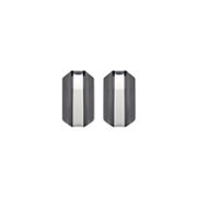 Titanium and Stainless Steel Cuff Links