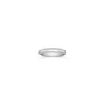 14k White Gold Comfort Fit Wedding Band (3mm)