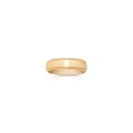 14k Yellow Gold Comfort Fit Wedding Band (6mm)
