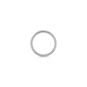 14k White Gold Comfort Fit Wedding Band (6mm)