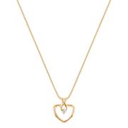 Round Diamond Heart Pendant (18)