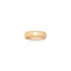 14k Yellow Gold Comfort Fit Wedding Band (6mm)