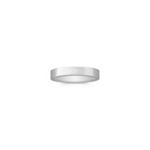 14k White Gold Wedding Band (4mm)