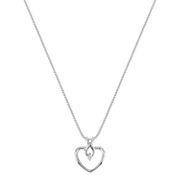 Round Diamond Heart Pendant (18)