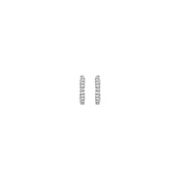 1/4 ct. t.w. Round Diamond Hoop Earrings
