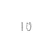 1/4 ct. t.w. Round Diamond Hoop Earrings