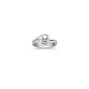 Unmounted 14k White Gold Wedding Set