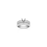 Round Diamond Wedding Set