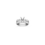 Round Diamond Wedding Set