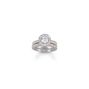 1 1/2 ct. t.w. Round Diamond Wedding Set