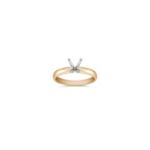 Solitaire 14K Yellow Gold Engagement Ring