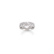 14k White Gold Wedding Band (6mm)
