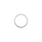 14k White Gold Wedding Band (6mm)