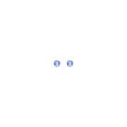 1/2 ct. t.w. Round Ice Blue Sapphire Solitaire Earrings