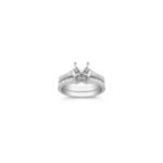 14k White Gold Wedding Set