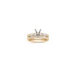 Princess Cut Diamond Wedding Set
