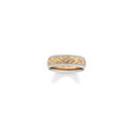 14k Two-Tone Gold Wedding Band (7mm)