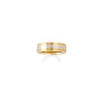 14k Two-Tone Gold Wedding Band (7mm)