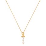Round Diamond Three-Stone Pendant (18 in.)