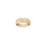 Round Diamond Wedding Band