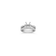 Unmounted 1/3 ct. t.w. Round Diamond Wedding Set