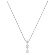 1/4 ct. t.w. Round Diamond Three-Stone Pendant (18)