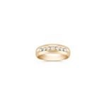 Round Diamond Wedding Band