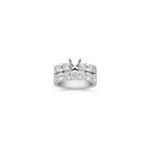 Round Diamond Wedding Set