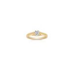 3/8 ct. Round Diamond Engagement Ring