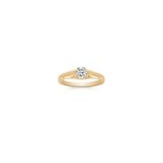 3/8 ct. Round Diamond Engagement Ring