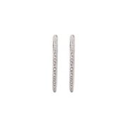 1 ct. t.w. Round Diamond Hoop Earrings