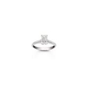 1 ct. Emerald Cut Diamond Engagement Ring