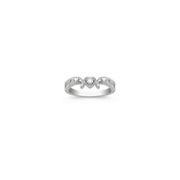 Round Diamond Heart Ring