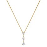 Round Diamond Three-Stone Pendant (18 in.)