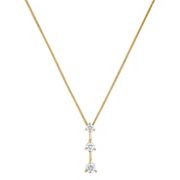 1/2 ct. t.w. Round Diamond Three-Stone Pendant (18)