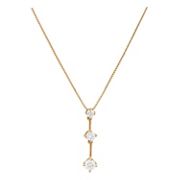 1/2 ct. t.w. Round Diamond Three-Stone Pendant (18)
