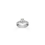 1/2 ct. Crisscut Cushion Cut Diamond Wedding Set
