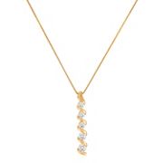 1/2 ct. t.w. Round Diamond Journey Pendant (18)