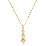 1/2 ct. t.w. Round Diamond Journey Pendant (18)