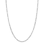 14k White Gold Figaro Chain (18 in.)