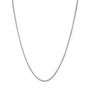14k White Gold Wheat  Chain (18)