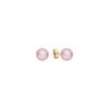 7mm Lavender Cultured Freshwater Pearl Solitaire Earrings