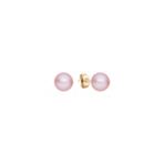 7mm Lavender Cultured Freshwater Pearl Solitaire Earrings