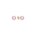 7mm Lavender Cultured Freshwater Pearl Solitaire Earrings