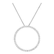 1/2 ct. t.w. Round Diamond Circle Pendant (18)