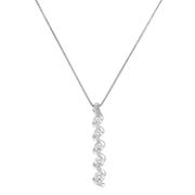 1/2 ct. t.w. Round Diamond Journey Pendant (18)