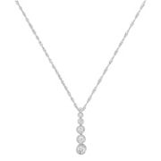 1/2 ct. t.w. Round Diamond Journey Pendant (18)