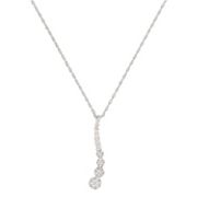 3/4 ct. t.w. Round Diamond Journey Pendant (18)