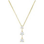 1 1/5 ct. t.w. Round Diamond Three-Stone Pendant (18)